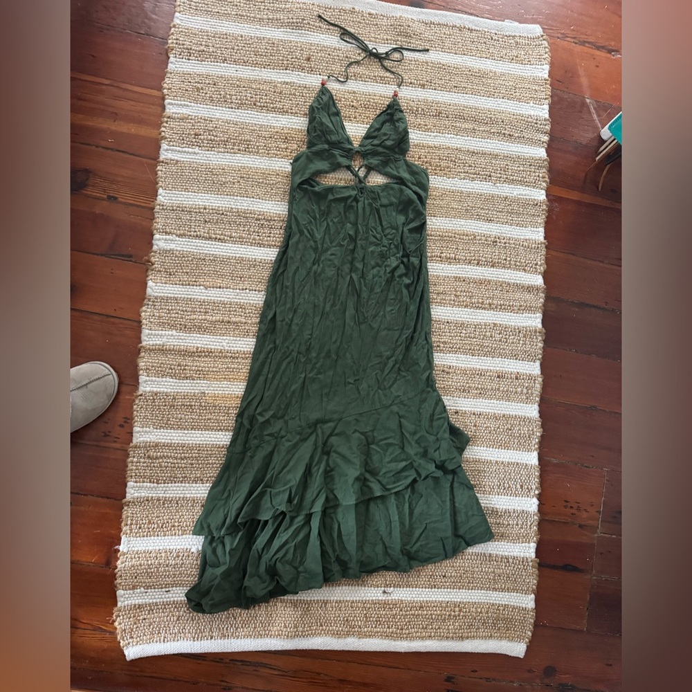 Zara Green Maxi Dress